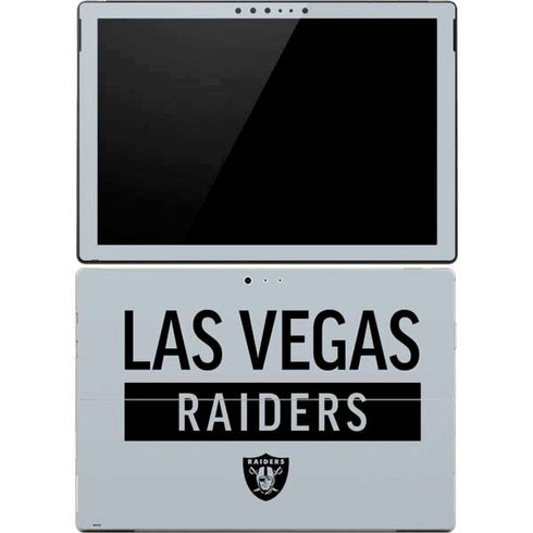 NFL Las Vegas Raiders Silver Performance Series Surface Pro 4 Skin